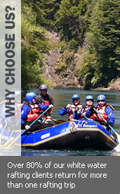 Why choose Water By Nature Holidays White Water Rafting